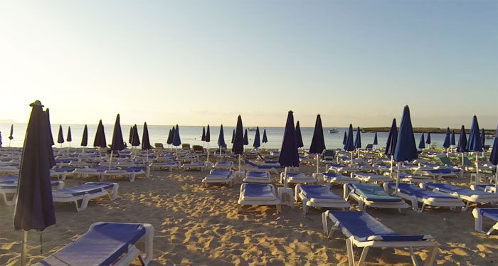 пляж Макронисос Кипр
