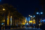 Улица Пафоса ночью. Фото Кипр.